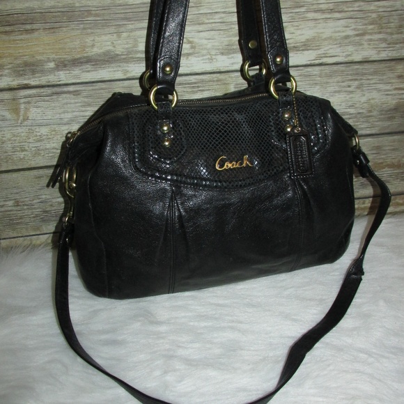 coach black purse